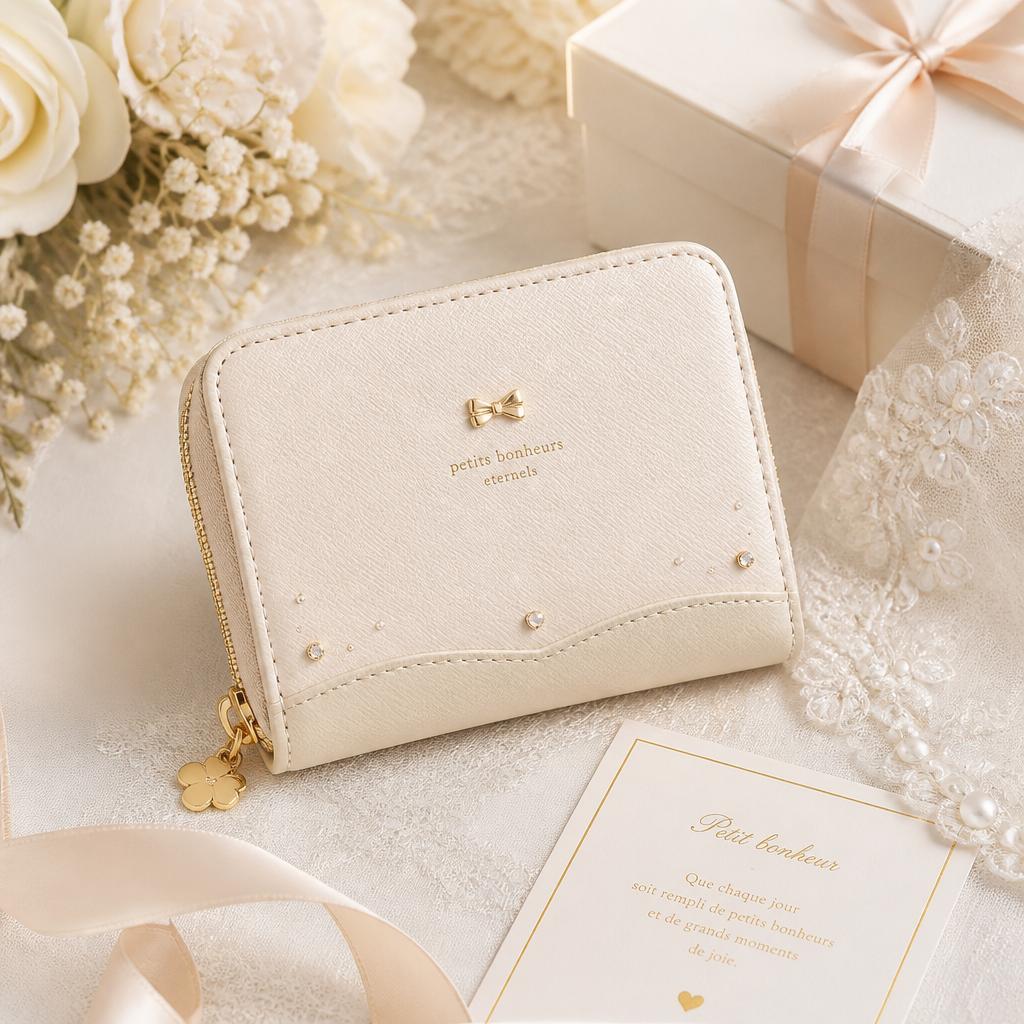 結婚式にぴったり、小さな幸せを詰め込んだ財布