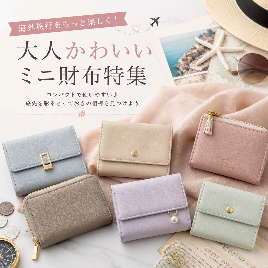 海外旅行をもっと楽しく！大人かわいいミニ財布特集