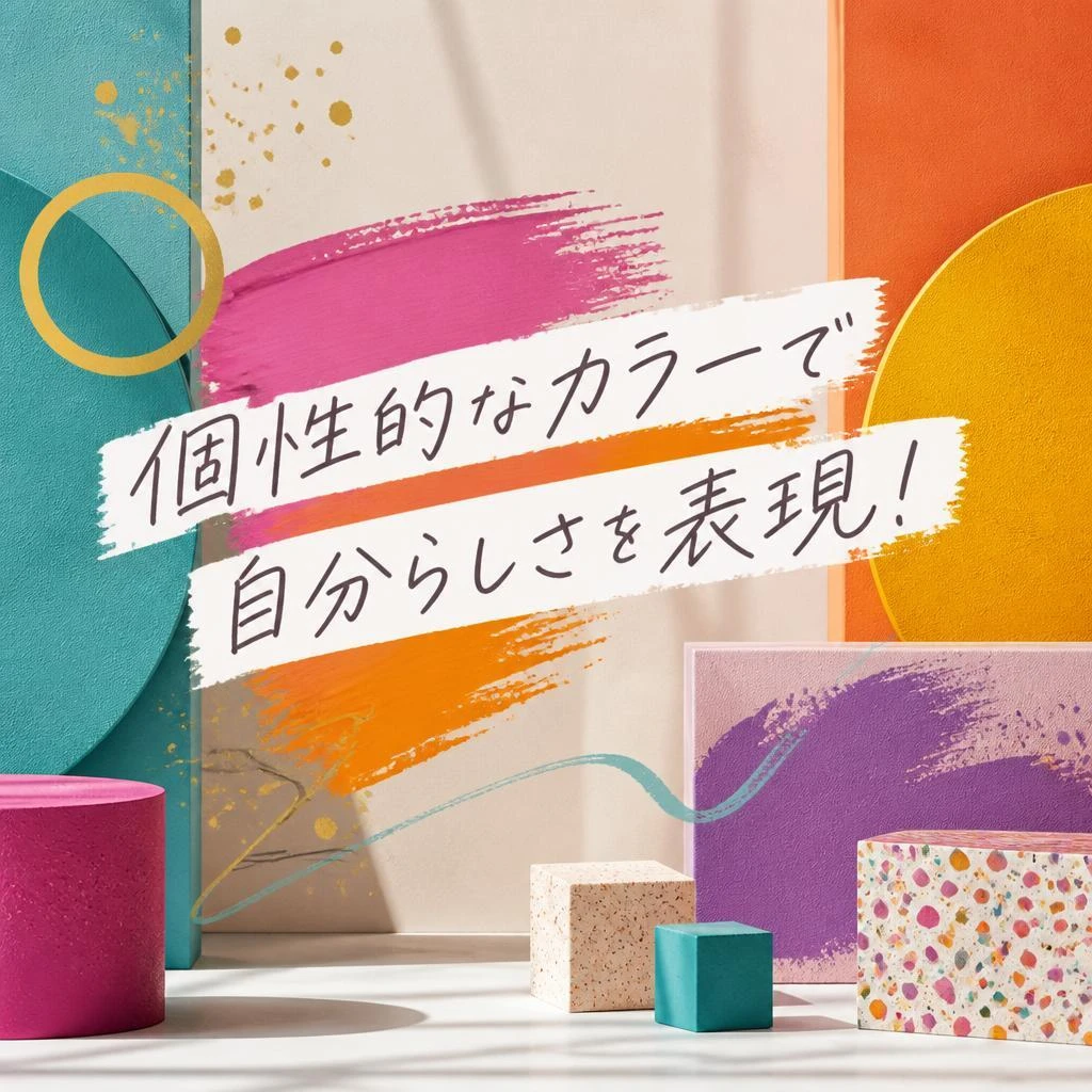 個性的なカラーで自分らしさを表現！