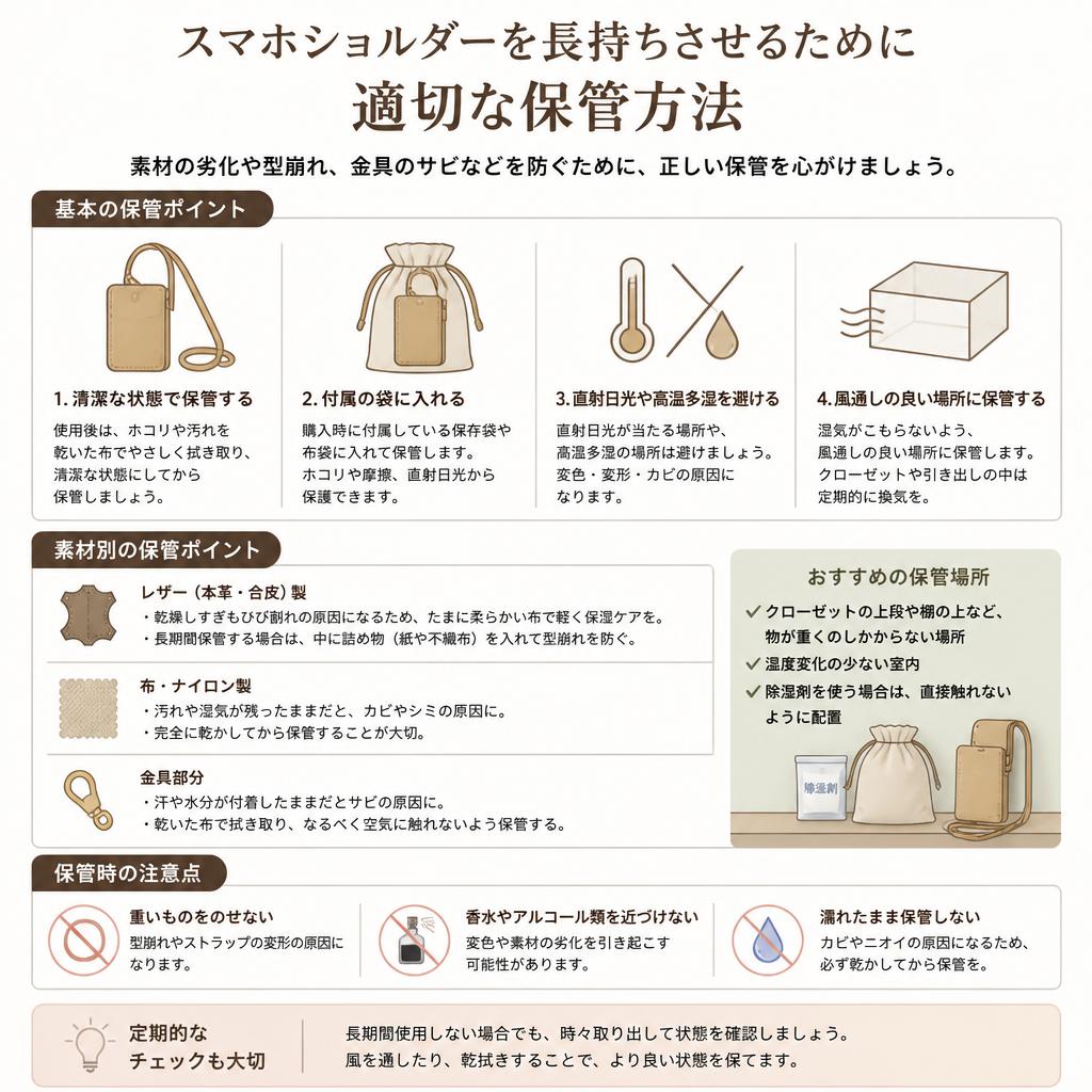 長持ちさせるための保管方法