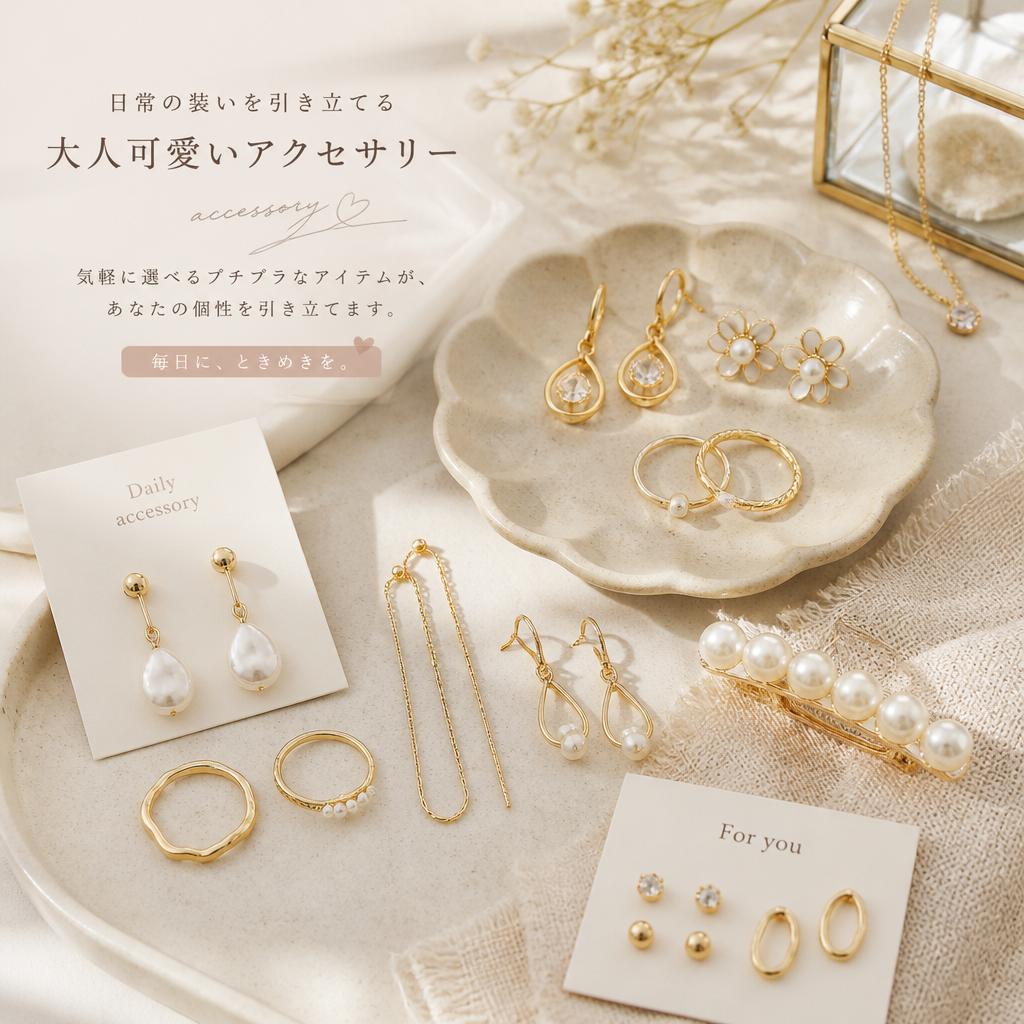 4. アクセサリーで毎日を華やかに