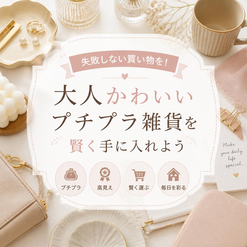 失敗しない買い物を！大人かわいいプチプラ雑貨を賢く手に入れよう