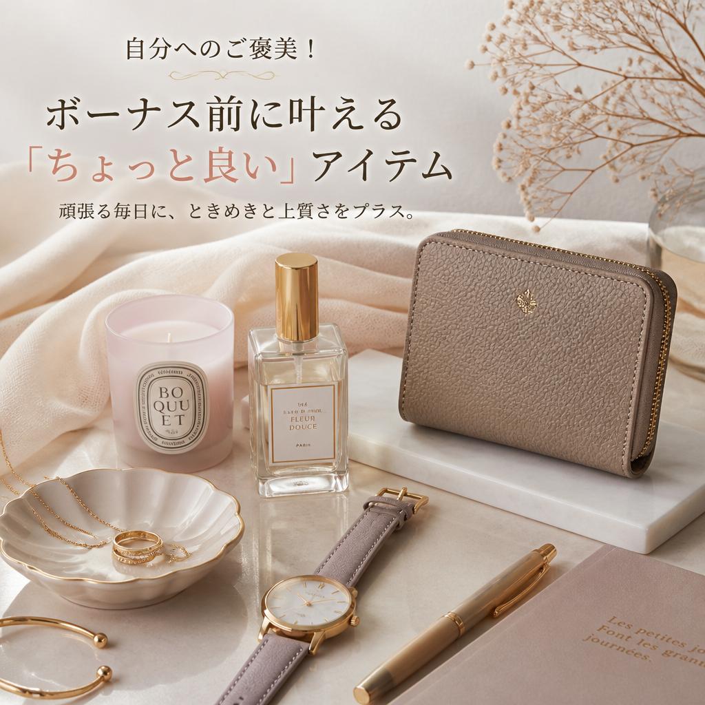 自分へのご褒美！ボーナス前に叶える「ちょっと良い」アイテム