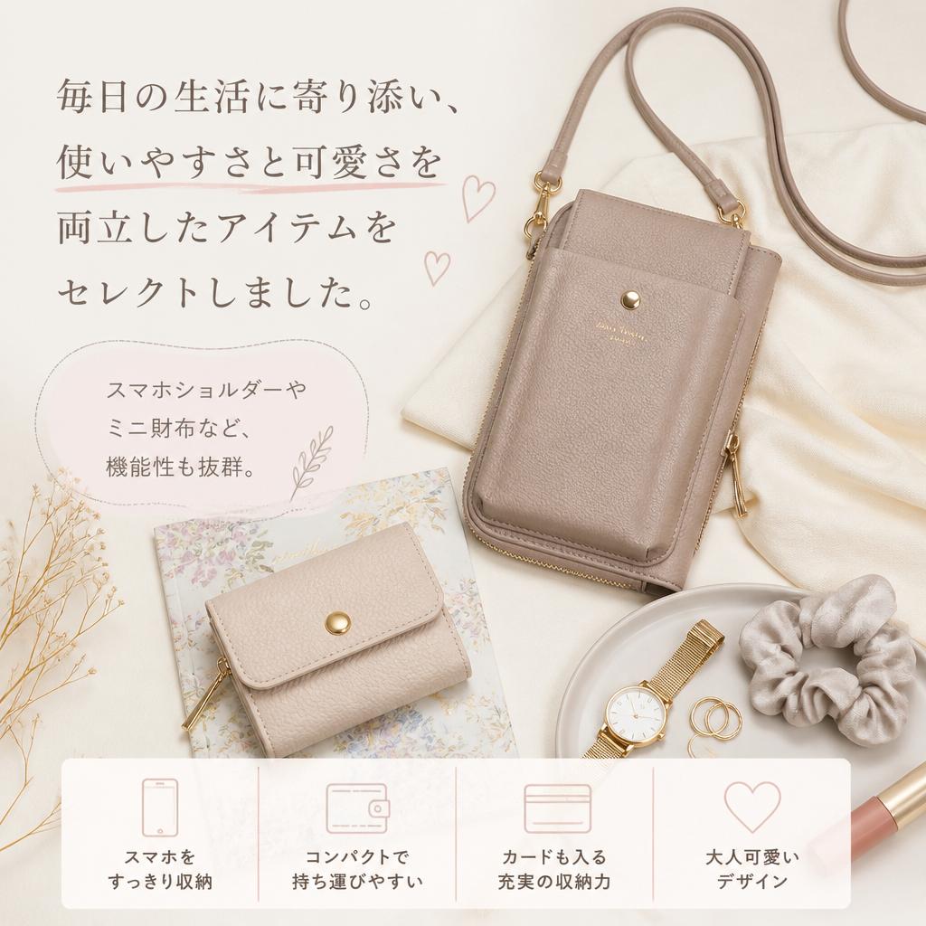 日常使いに最適なアイテム