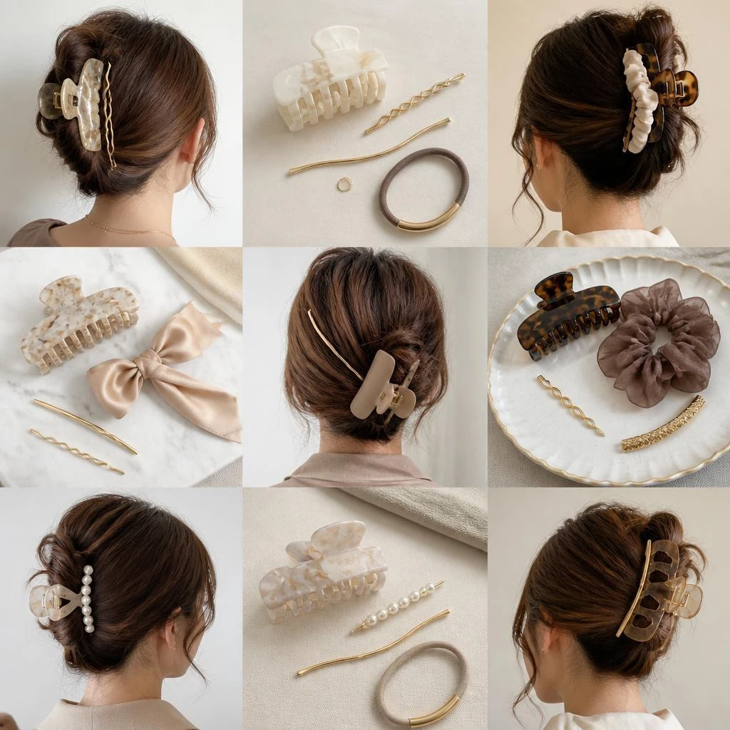 5. セットで楽しむ！バンスクリップ×プチプラヘアアクセサリー