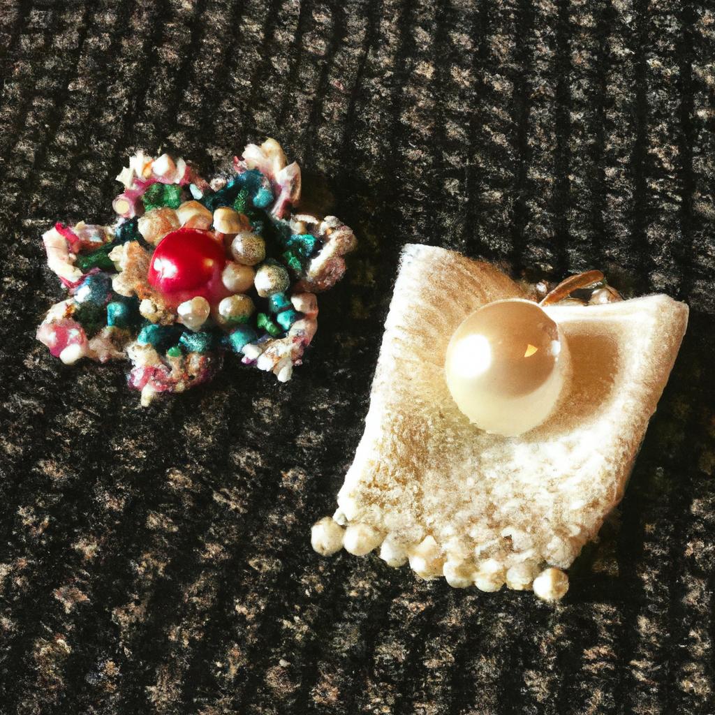 ビーズ刺繍ブローチで彩るおしゃれな毎日